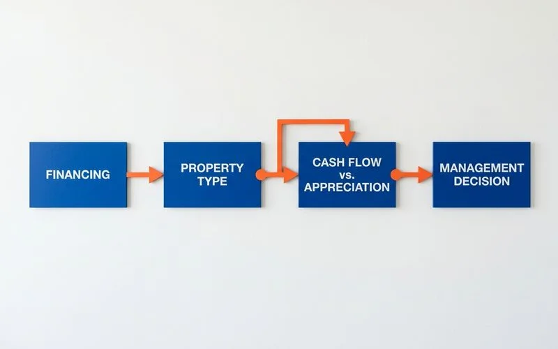 Decision flowchart for first-time Triangle investors