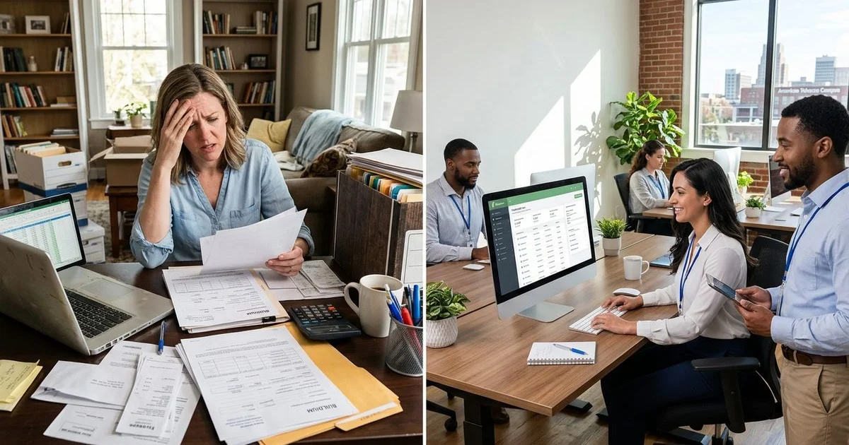 Side-by-side comparison of DIY landlording and professional property management